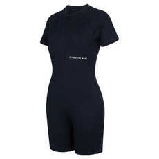 renoma 女款水中有氧運動基本款內置胸墊三分連身泳衣 RN-LF2F565