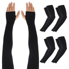 스위스블루 자외선 차단 쿨토시 손등형, 블랙, 5개