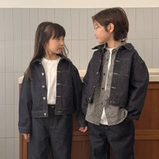 FROMI 口袋丹寧夾克