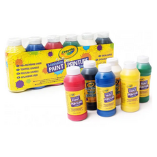 Crayola 繪兒樂 可水洗手指畫 凝膠狀/無氣味 8盎司, 236ml, 6個