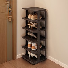 Librika 組裝鞋櫃 6層, 黑色, 1個