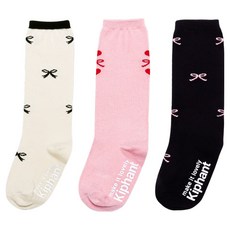 Kiphant 蝴蝶結及膝襪3雙組