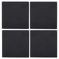 creativeTops 磐石杯墊, 黑色, 4個