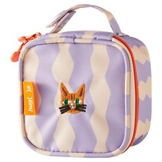 hugz 兒童收納盒mini豆腐包 零錢包糖果包首飾盒 可拎可掛一包多用按壓扣, 1個, 院落花田