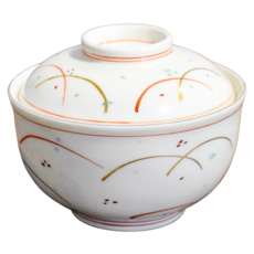 佐和陶瓷 寶堎秋意蓋物碗 日本製, 白色, 1個