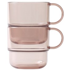 TACKAON 幼兒用ECOZEN單手透明杯, 2個, 200ml, 棕色