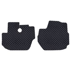 오토가드 엠보싱 3D 벌집 고무 자동차 매트 1열, 블랙, 포터1/포터2 공용
