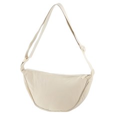 BASE ALPHA ESSENTIALS 經典日常輕量半月形迷你斜背包, 米色