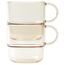 TACKAON 幼兒用ECOZEN單手透明杯, 2個, 200ml, 黃色