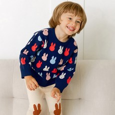 Happyland Miffy 兒童滿版米菲圖案毛衣