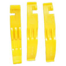 그린리빙 자전거 퀵보드 타이어 레버주걱 옐로우, 3개