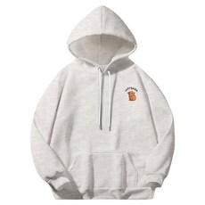 ILLUSO 男女通用 Logo 水豚柔軟特殊雙面連帽T恤