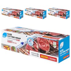 EZ'n 滑動切割營業用保鮮膜 Pro Plus, 500m, 4個