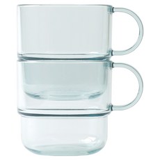 TACKAON 幼兒用ECOZEN單手透明杯, 2個, 200ml, 薄荷綠