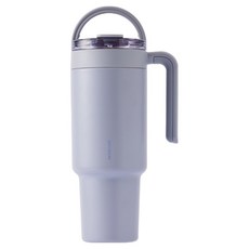 락앤락 메트로카페 세라믹 탑핸들 텀블러, 바이올렛, 1.2L, 1개