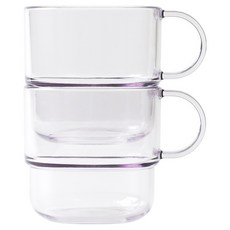 TACKAON 幼兒用ECOZEN單手透明杯, 2個, 200ml, 透明