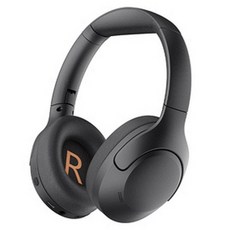 QCY 노이즈캔슬링 블루투스 헤드셋, 블랙, QCY-H3 Lite ANC APP