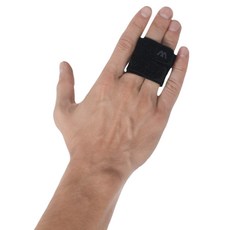 Newtopia 彈力透氣運動雙指護具, 黑色, 1個