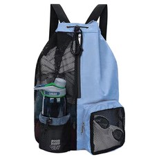 Feelwave 網眼網紗游泳包後揹包, 1個, 藍色