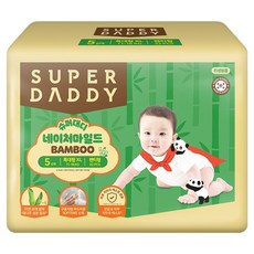 SUPER DADDY Nature Mild 竹纖維褲型紙尿褲 男女通用, 特大號(XL), 22張