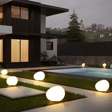 vittz 克洛尼 樁式兩用庭園燈 直徑 310mm, 白色