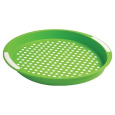 Premier 圓形止滑托盤, 1個, 綠色