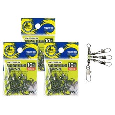 SAPA 雙殺章魚夜光三向子母扣轉環 SDK-TTLISS, 3個, 5入