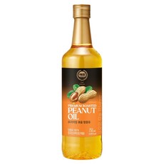 Haepyo 頂級焙炒花生油, 1個, 750ml