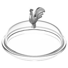 WAGENSTEIGER Rostal 平底鍋 湯鍋 圓頂玻璃鍋蓋 鑄鐵雞, 20cm, 1個