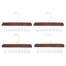 오템 다용도 고리형 옷걸이, 레트로색, 4개