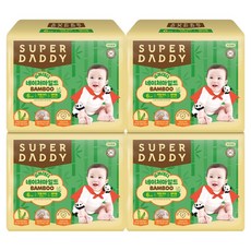 SUPER DADDY Nature Mild竹纖維褲型尿布 男女通用, XXL號(Big), 80張