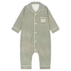 Milk Baby 牛奶嬰兒格紋睡衣連身衣