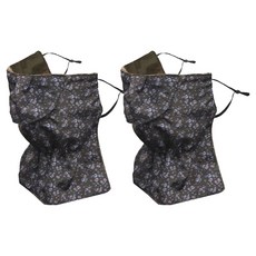 UNOS 3D立體刷毛窗簾型抗菌口罩, NEW 01 栗色內裡, 2個