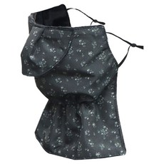 UNOS 3D立體刷毛窗簾型抗菌口罩, NEW 08 黑色內襯, 1個