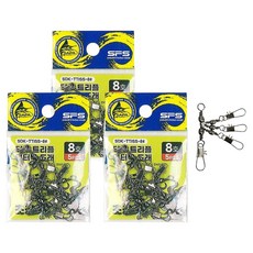 SAPA 章魚三向培林轉環 SDK-TTISS, 3個, 5入