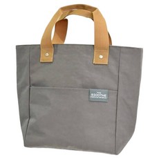 Sabu SOOTHE 復古文青北歐風保溫便當袋/午餐袋/野餐袋, 1個, 灰色