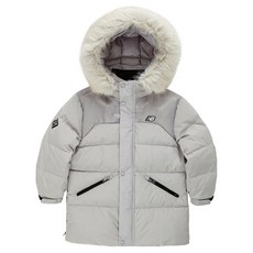 New Balance Kids ESSENTIAL Ripstop拼色中長羽絨外套