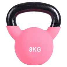 AD-ROCKET KettleBell 頂級鑄鐵 軟壺鈴, 1個, 玫紅色, 8kg