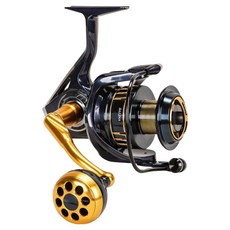 okuma 寶熊釣具 漁輪 Spinning 剎那 SALINA 紡車捲線器 SAIII4000HA, 1個, 黑色 + 金色