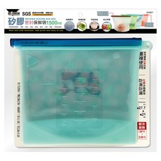 minono 米諾諾 矽膠密封保鮮袋 顏色隨機, 1個