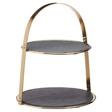 Artesa 雙層磐石點心盤 + 提把, 1個