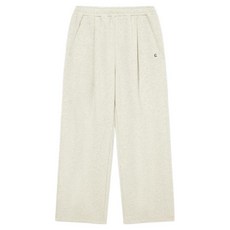 커버낫 남녀공용 세미와이드 시그니처 심볼 스웻 면 팬츠