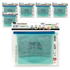 minono 米諾諾 矽膠密封保鮮袋 顏色隨機, 6個