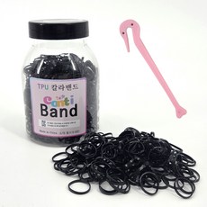 꼰띠밴드 원통 TPU 머리끈 + 커터 세트