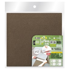 minono 米諾諾 無膠靜電自黏拼接地墊6入, 顏色隨機