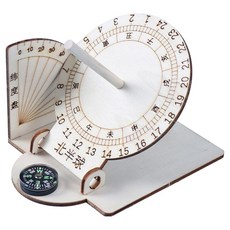 Nectron 物理科學實驗 DIY 套組 木頭日晷 300 x 200 x 100 mm, 1個