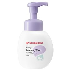 DoubleHeart 嬰兒護膚泡沫潔膚露 無香, 1個, 300ml