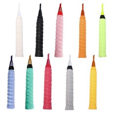 ELVEO 羽毛球網球握把布膠帶10件組, 1套, 混合顏色