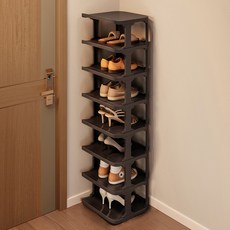 Librika 組合式鞋櫃 8層, 1個, 黑色