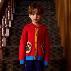 minidou DAKS小狗連帽開襟衫